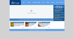 Desktop Screenshot of decco-int.com