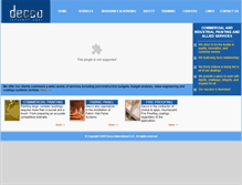 Tablet Screenshot of decco-int.com